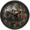 BC Klokke Bar/flaske sort metall 51x8x51cm