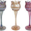 BC Lysestake glasstulipan m/stett 7x22 blålig