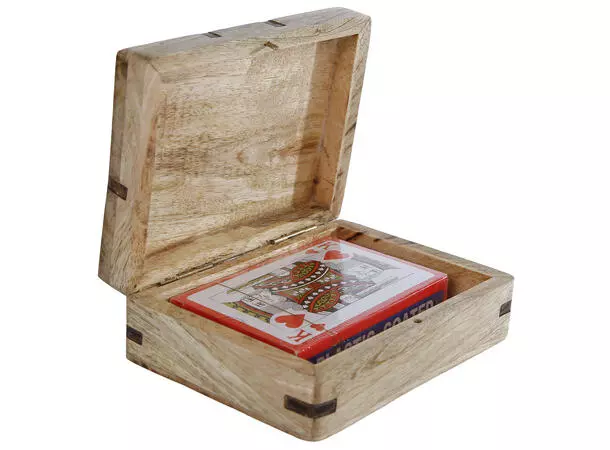 BC Spill Boks til kortstokk mango 12x9x4cm