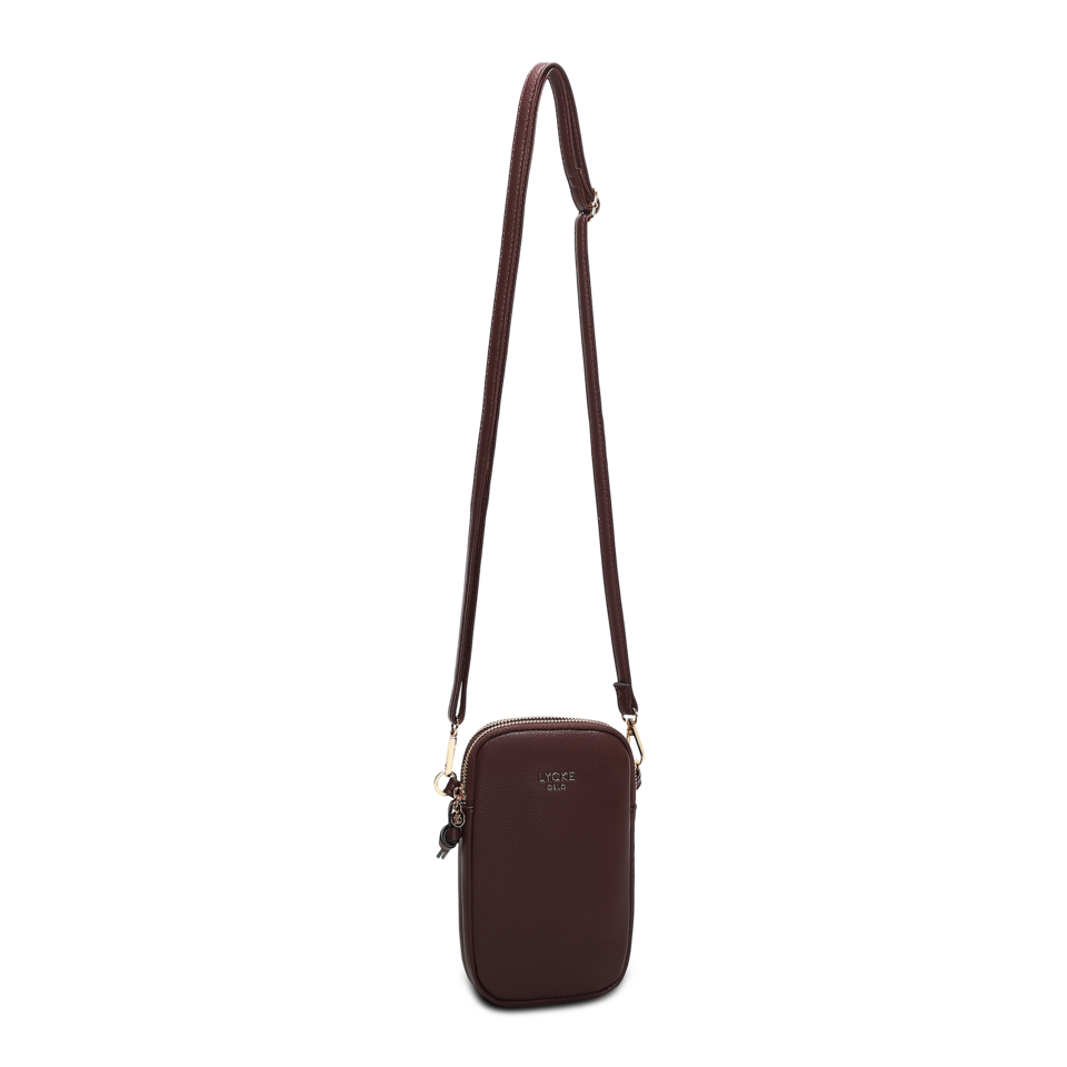 LYCKE Mobilveske EGERSUND burgunder