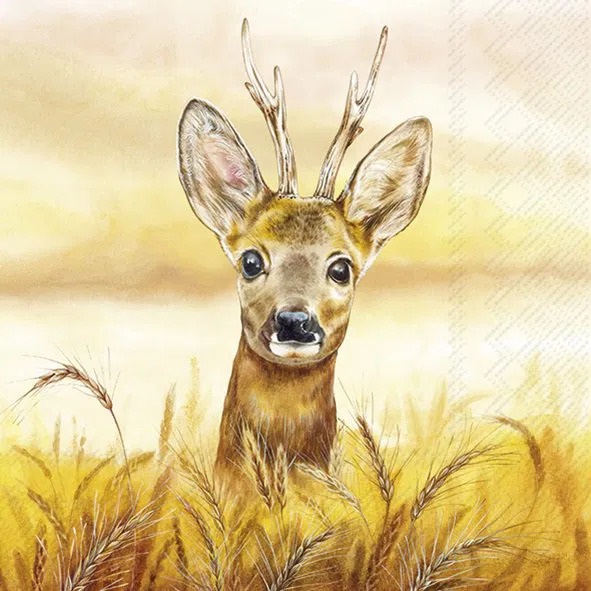 IHR Servietter Lunch 33x33 , DEER