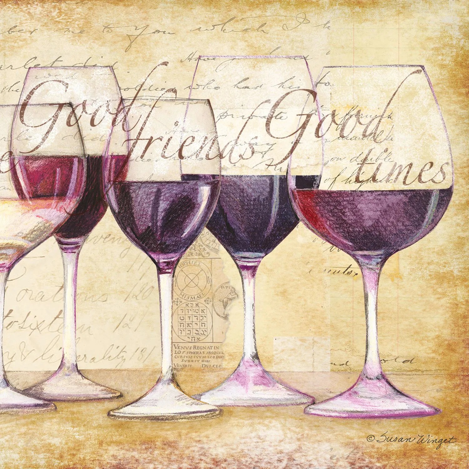 IHR Servietter Kaffe 25x25 , VINO BELLISSIMO