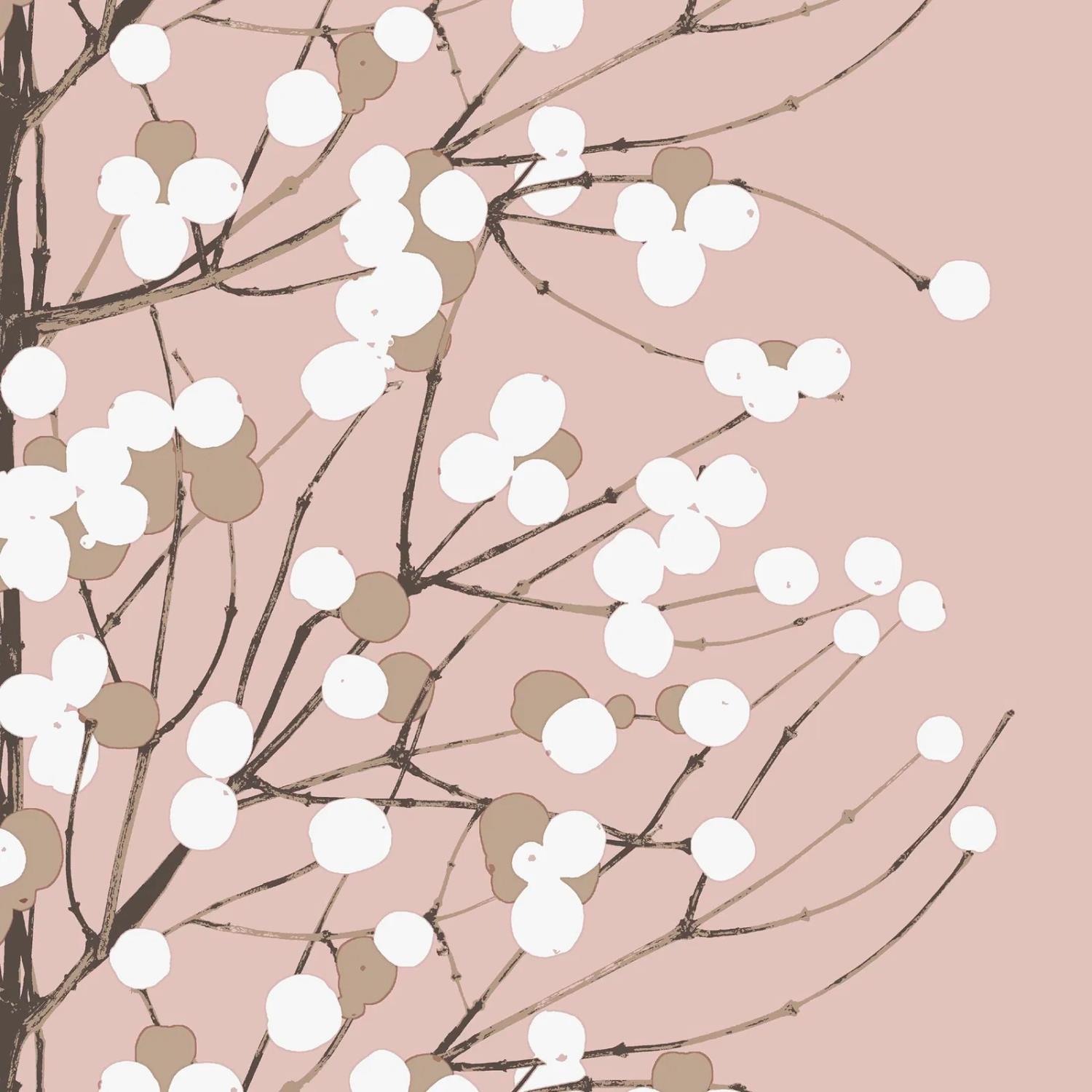 IHR Servietter Kaffe 25x25 Marimekko,LUMIMARJA rose