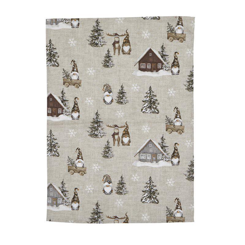 Fondaco HARALD kjøkkenhåndduk brun