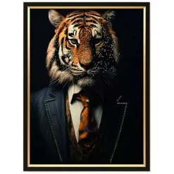 BC Lerretsbilde Tiger Hipster dekor 64x84cm