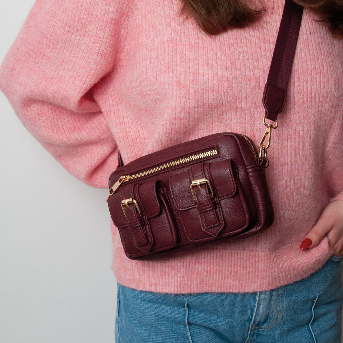 Rosenvinge Gitte Pocketbag veske burgunderrød