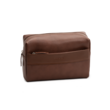 The Monte Toalettveske i svart skinn