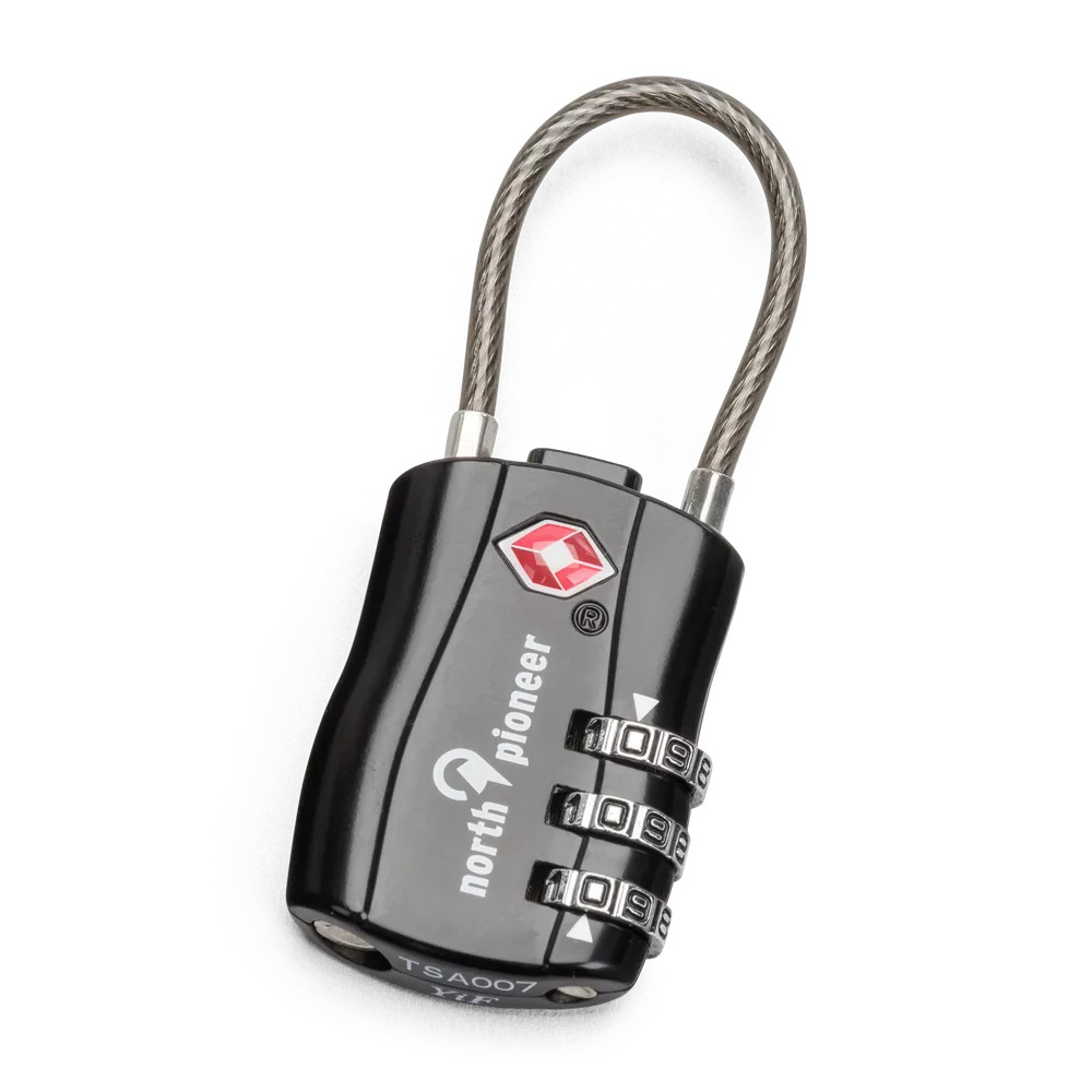 North Pioneer padlock TSA kodelås til koffert