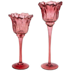 BC Lysestake m/stett burgunder 10x23cm