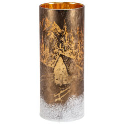 BC lyslykt LED antikkbrun vinter