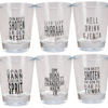 BC shotglass gutta-tekster