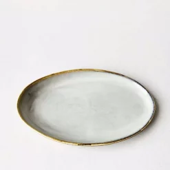 Trend Design Oval asjett 17x11 cm hvit