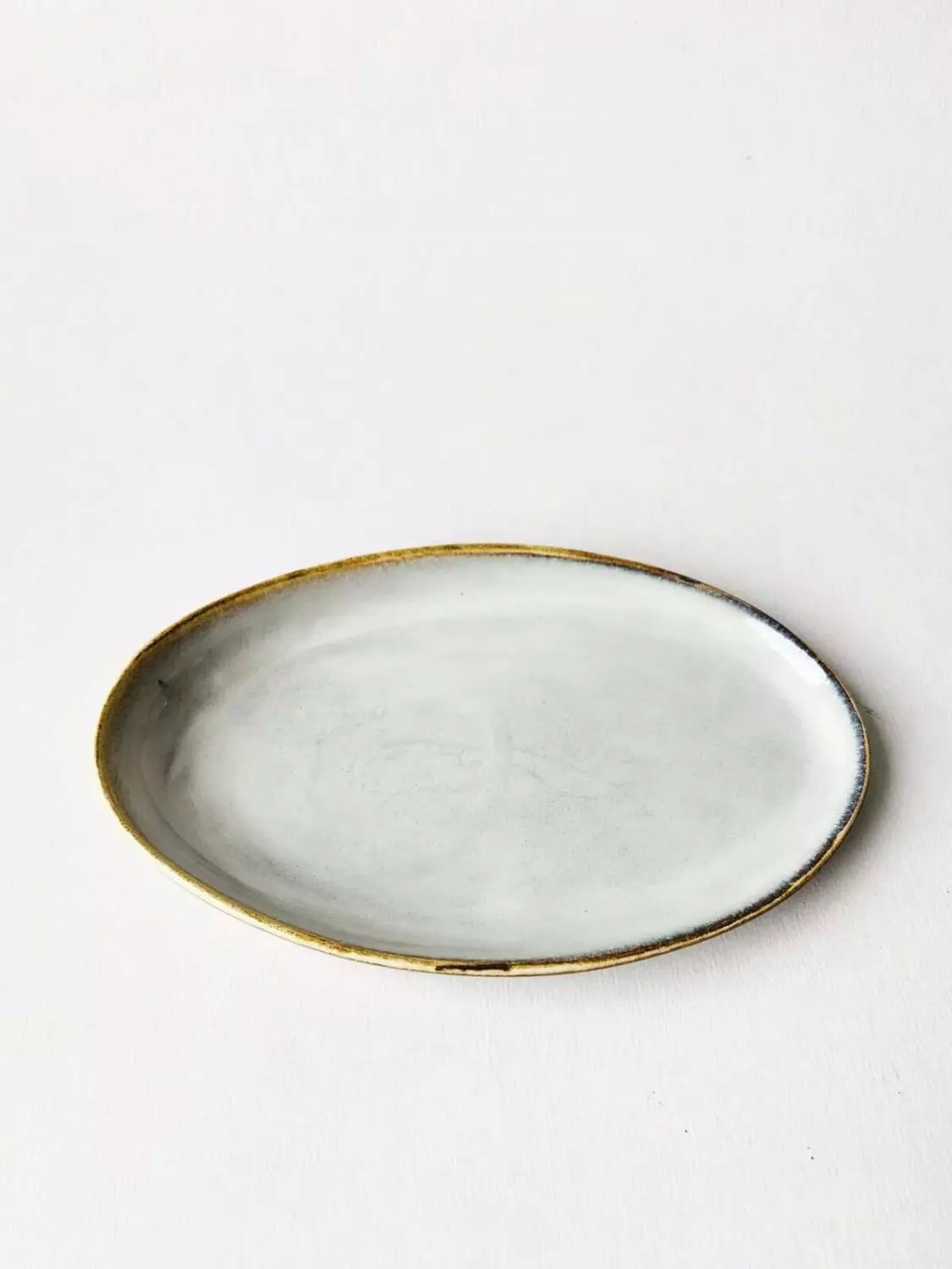 Trend Design Oval asjett 17x11 cm hvit