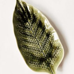Trend Design Fauna Serveringsfat blad 34x16cm grønn