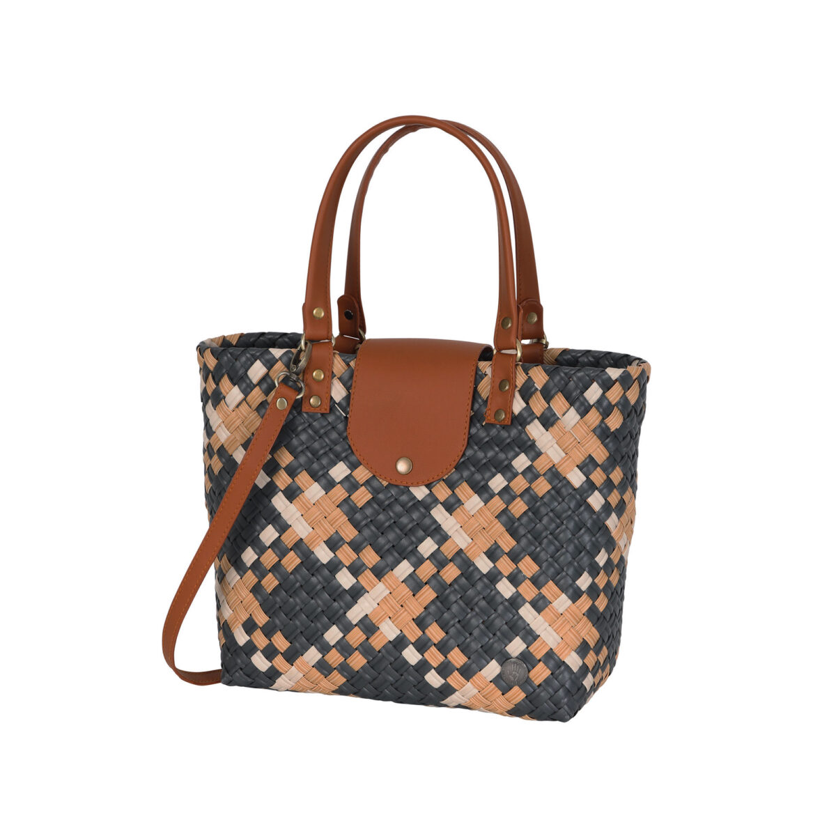 Handed By ALLEY Shopper dark grey pattern