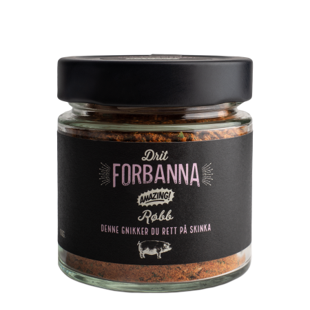 Drit Forbanna Røbb Svin. Glass 100g