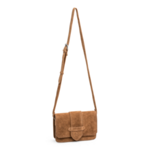 House of Sajaco Skinnveske Flapbag BOHO Camel