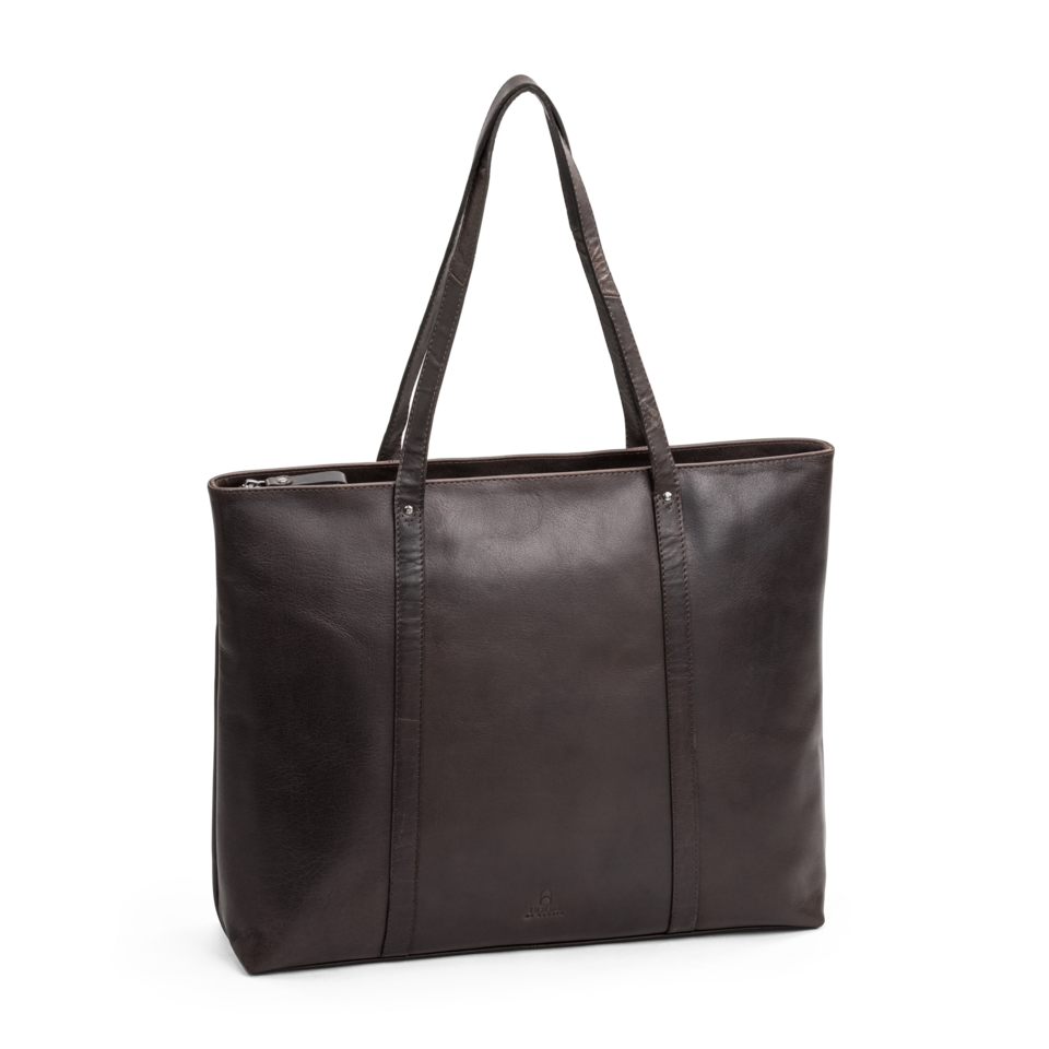 House of Sajaco Skinnveske CLASSIC Hobo Mørk brun