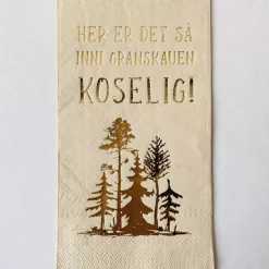 Trend Design Buffet Servietter 33x44 cm Inn i granskauen koselig