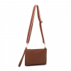 LYCKE Clutch ALMA svart brun