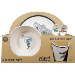 PIPPI servise 5 deler Melamin