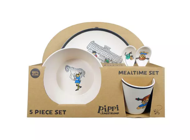 PIPPI servise 5 deler Melamin