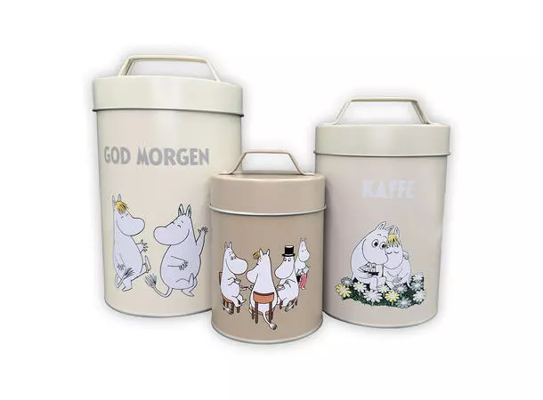 MUMMI oppbevaringsbokser sett a 3stk