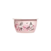 Moomin bolle emalje rosa 3 dl - venner