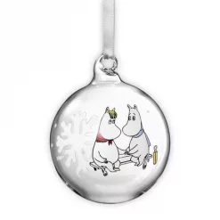 MUMMI julekule 7cm snøfnugg