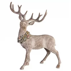 BC Reinsdyr brun farget krans h:49cm