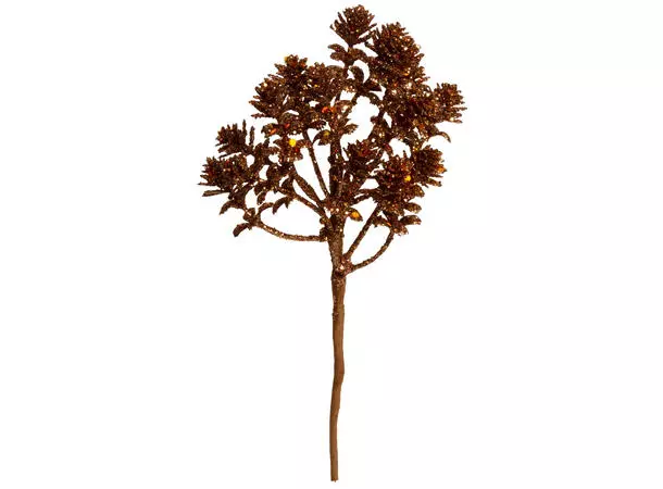 BC Kvist konglekvist brun m/glitter 21cm