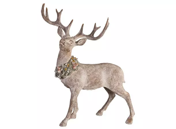 BC Reinsdyr brun farget krans h:49cm