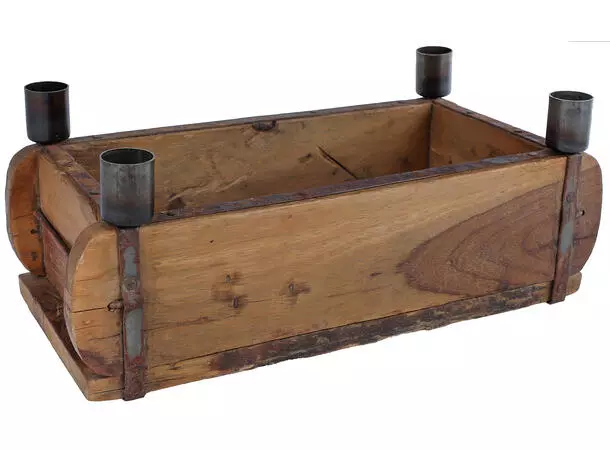 BC Mursteinsform Lysestake natur 32x14x13cm