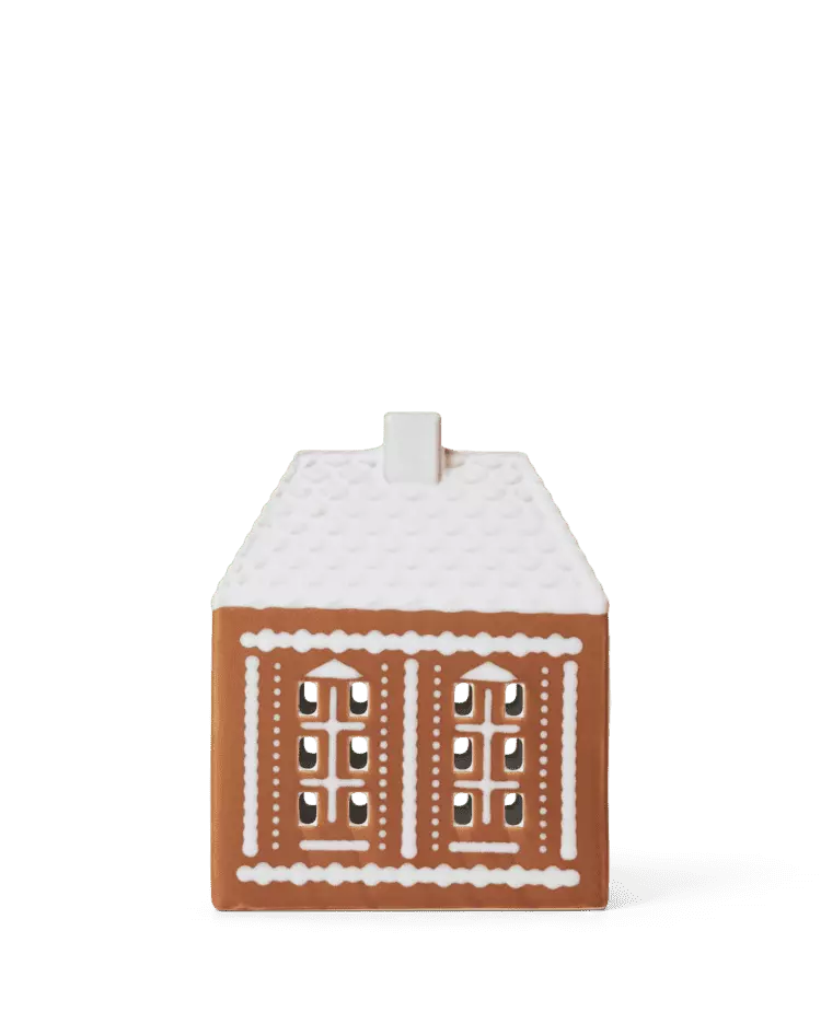 Kahler Urbania Pepperkake Lyshus Medium Brun