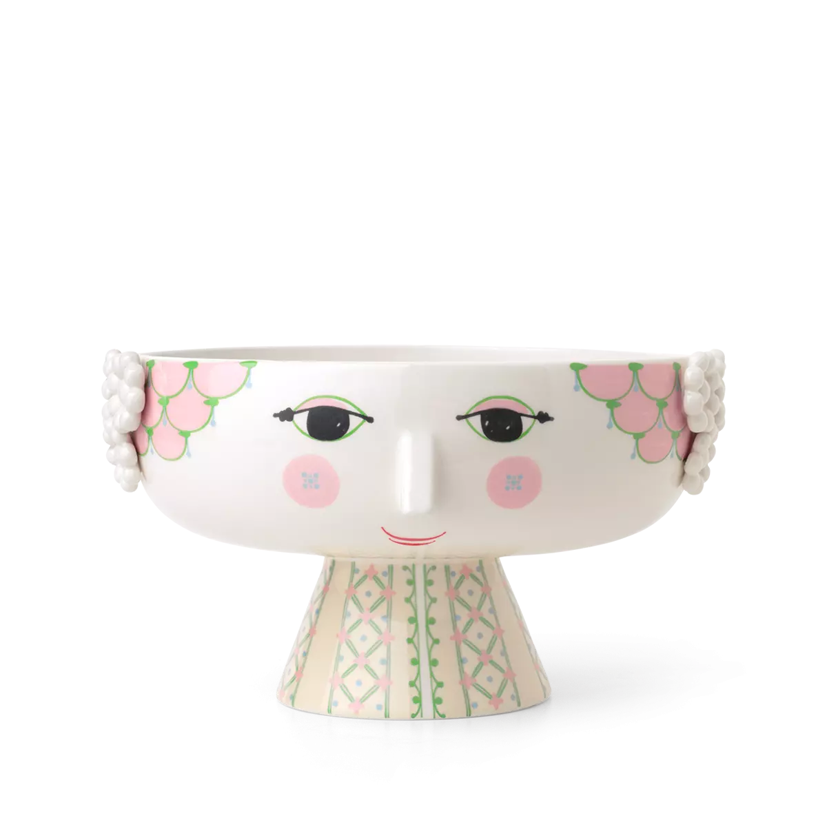 Eva Skål på stett Ø24 cm soft pink