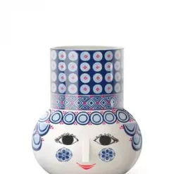 Olga Vase H20 cm blå