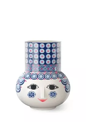 Olga Vase H20 cm blå