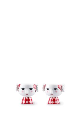 Eva Telyslykt Ø6.5 cm rød 2 stk.