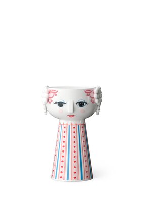 Eva Lysestake H14 cm støvet rød