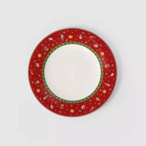 Villeroy & Boch dinner plate red