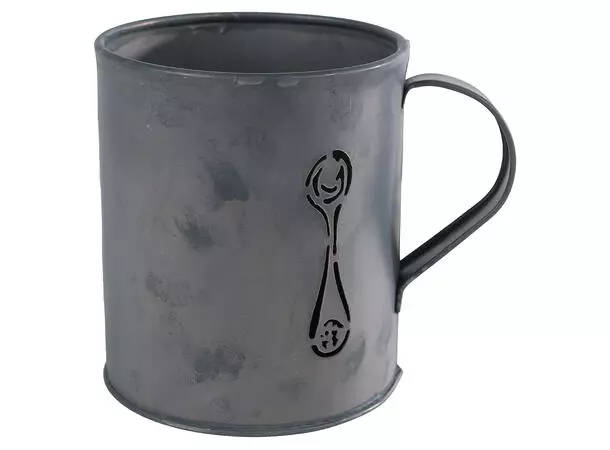 Bestikkurv sink metall 10x14x12cm