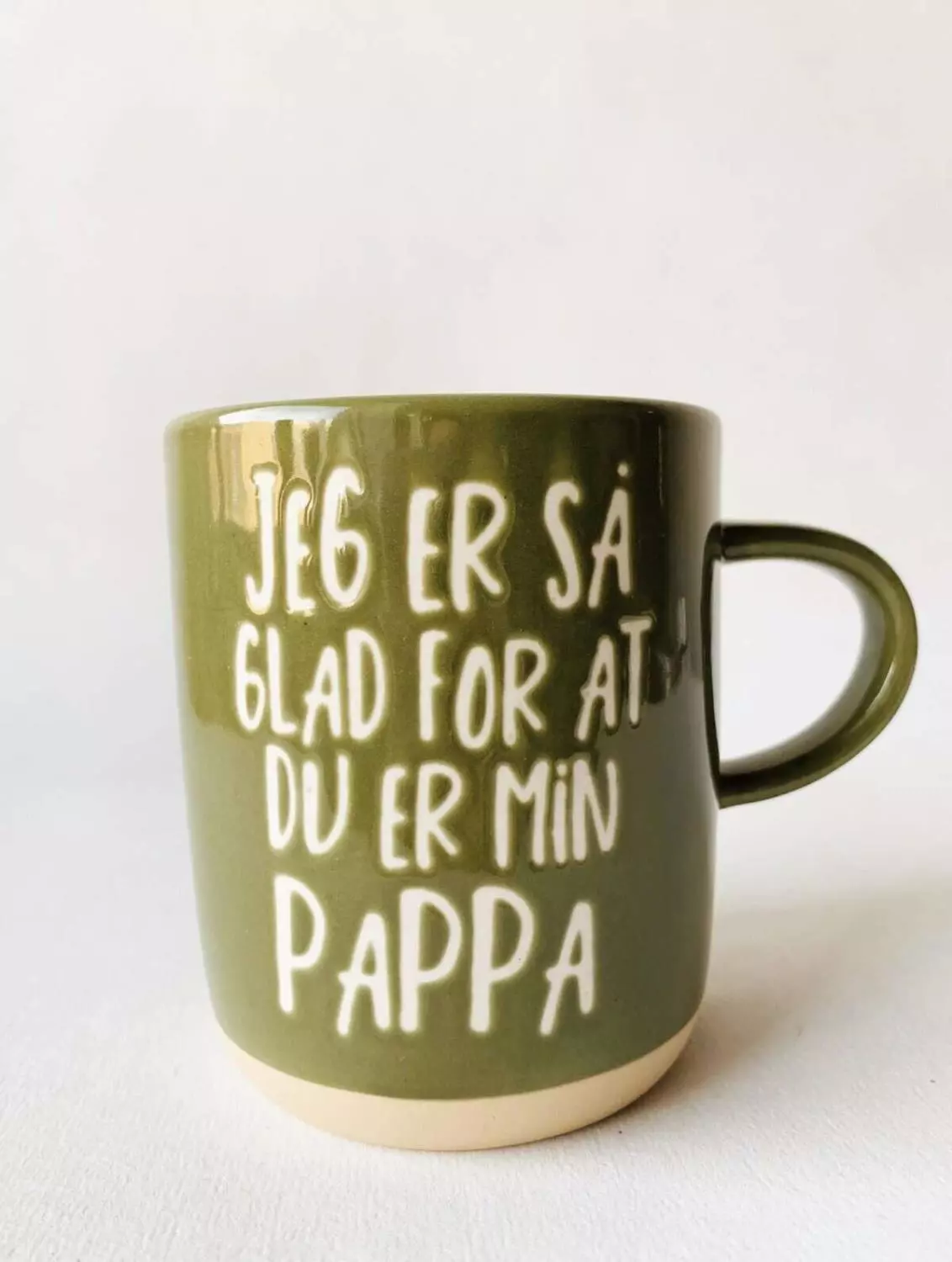 Krus 9,5 cm "Jeg er så glad for-pappa"