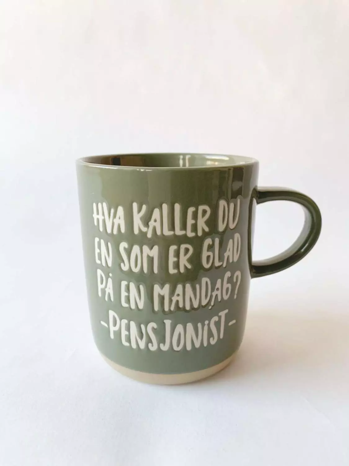 Krus h 9,5 cm "Pensjonist"