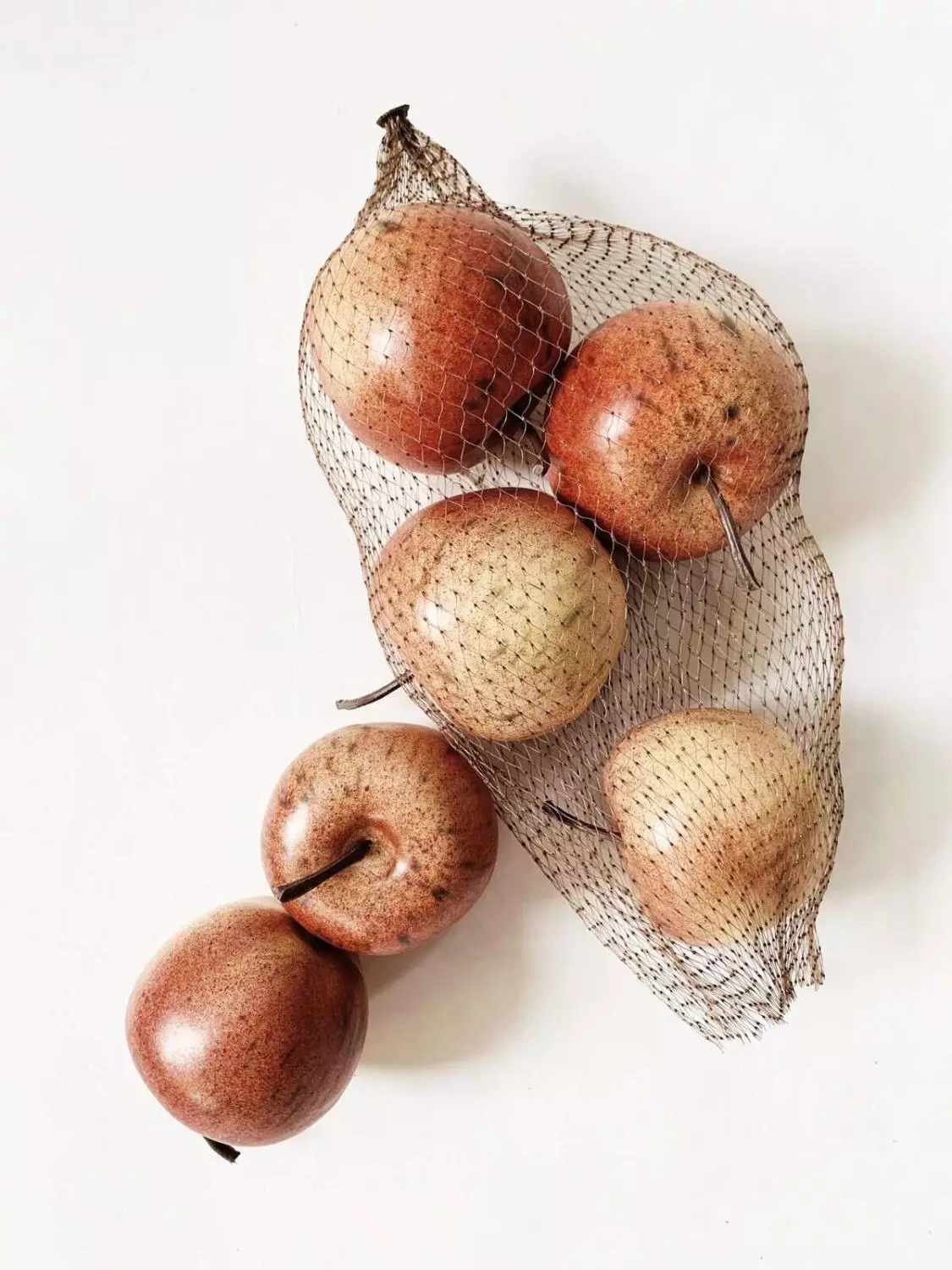 Røde epler i nett 6 stk