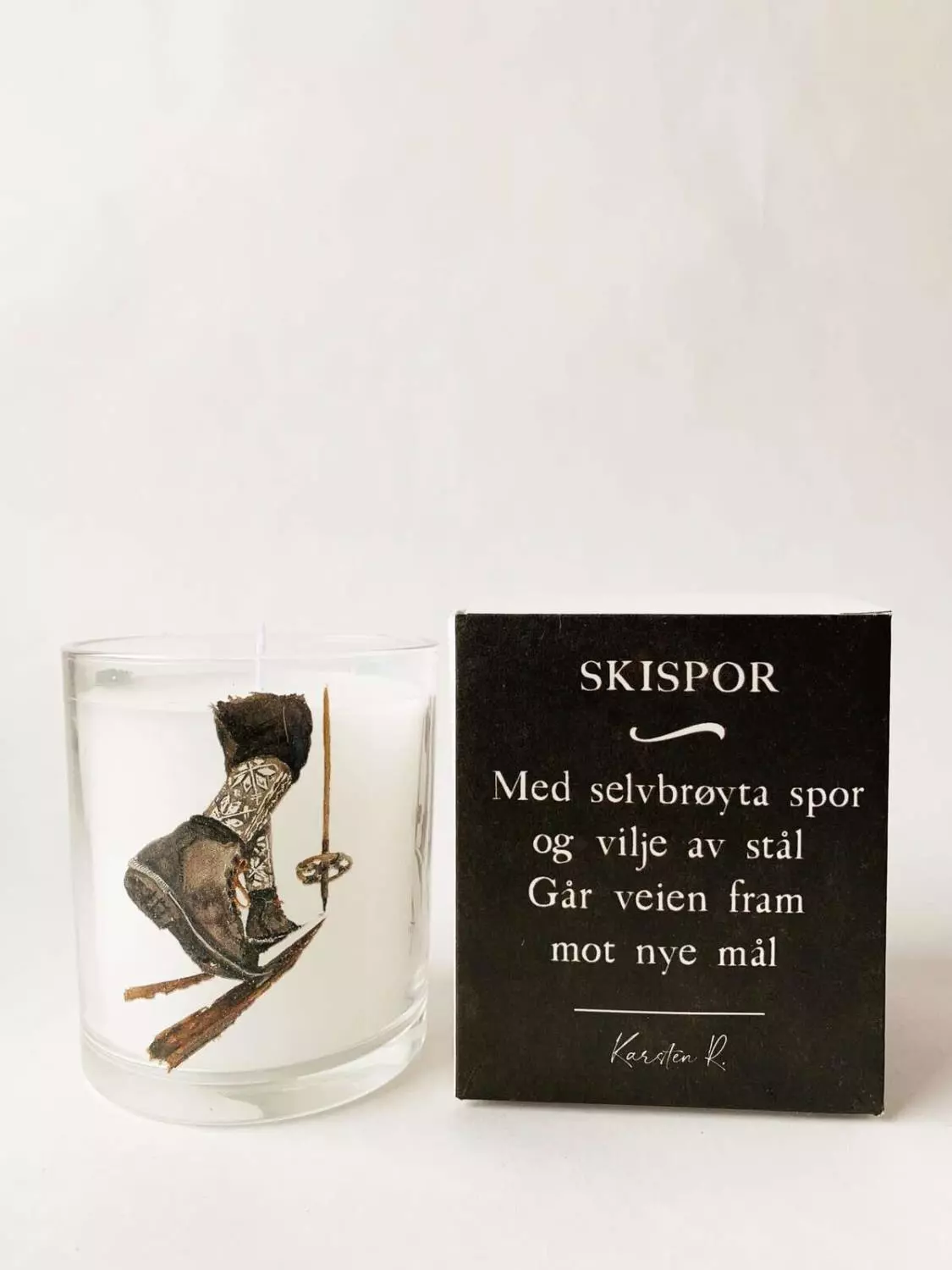 Trend Duftlys i gaveeske 8x9cm Skisko - bomull