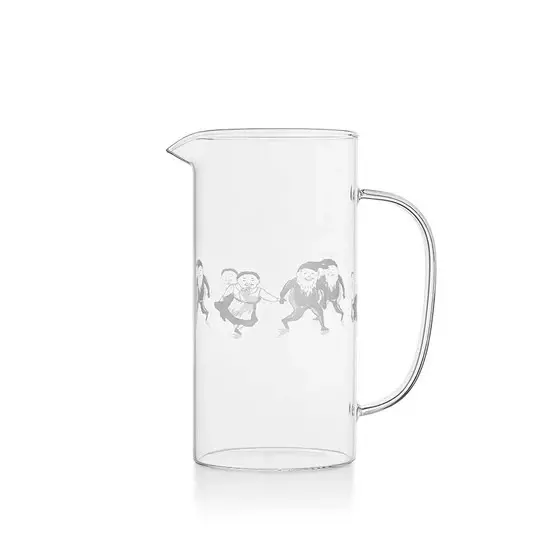 Nisse Mugge glass 10x10x20 cm 1,5 liter