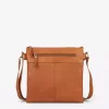 TREATS Skinnveske ANSA Crossbody Cognac