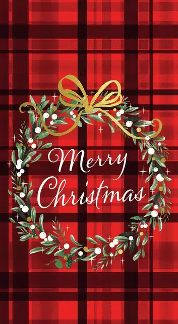 Ambiente Buffet Servietter Christmas plaid red