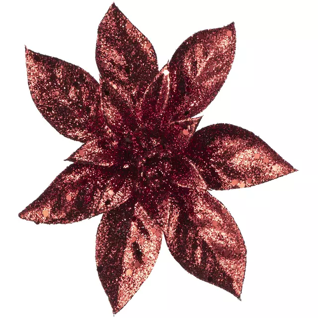 Stella - Dekor Rød 15x15x3cm Plast