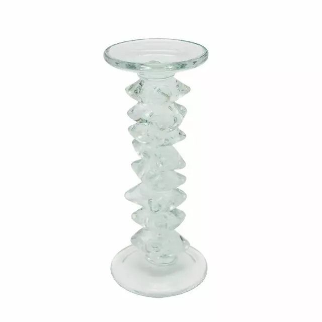 Tind - Lysestake Klar 12x12x28cm Glass